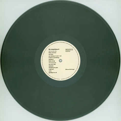 Tin Machine (David Bowie, Reeves Gabrels, Tony Sales & Hunt Sales) - Tin Machine II Limited Numbered Silver Vinyl Edition