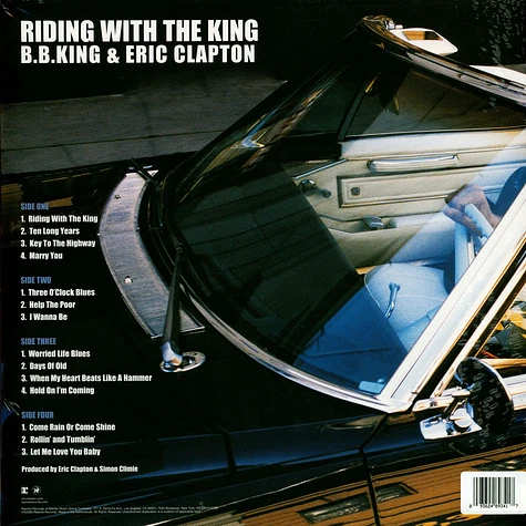 B.B. King & Eric Clapton - Riding With The King Blue 180 Gram Vinyl Edition