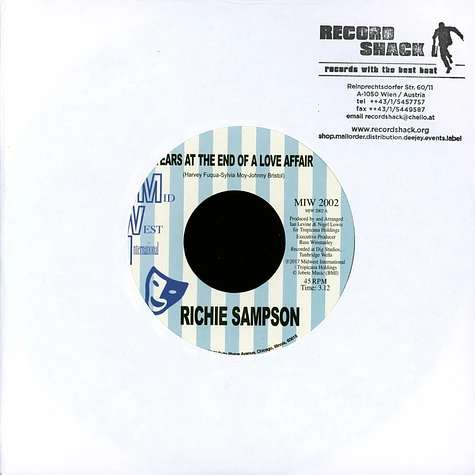 Richie Sampson - Tears At The End Of A Love Affair