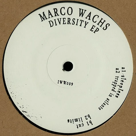 Marco Wachs - Diversity EP