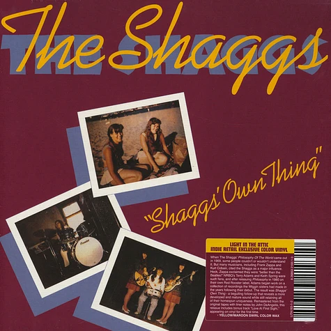 The Shaggs - Shagg's Own Thing - Yellow/Maroon Swirl Color Wax