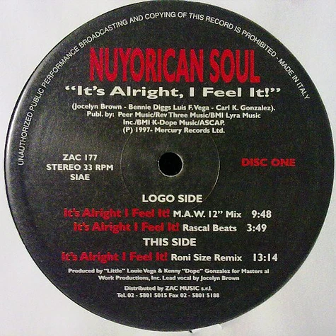 Nuyorican Soul - It's Alright, I Feel It!