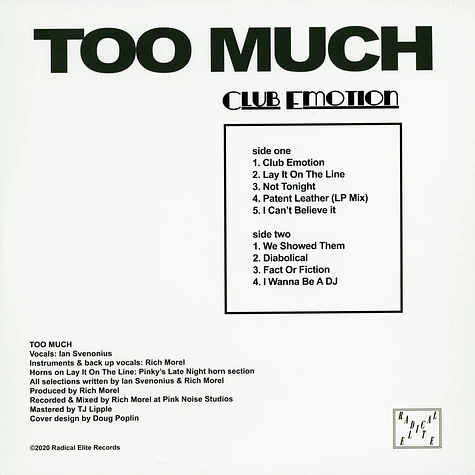 Too Much - Club Emotion