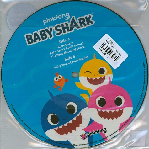 Pinkfong - Baby Shark (From Just Dance Game) Picture Disc Record Store Day 2020 Edition