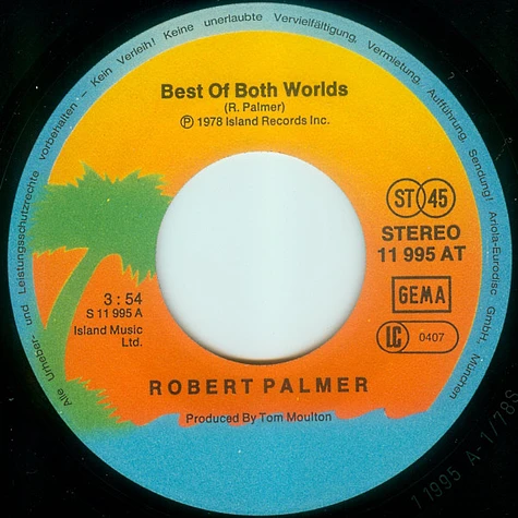 Robert Palmer - Best Of Both Worlds / Keep In Touch