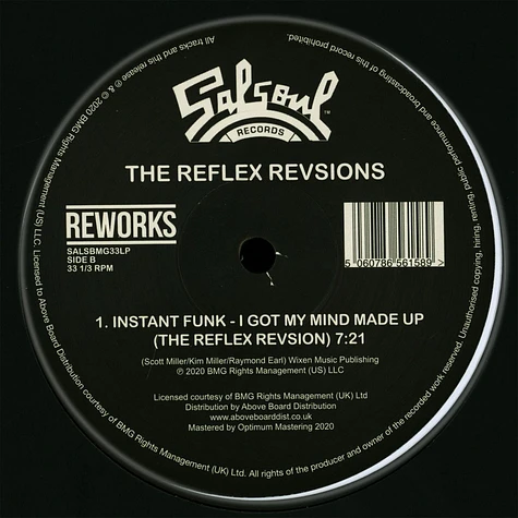 Double Exposure & Instant Funk - My Love Is Free / I Got My Mind Made Up (The Reflex Revisions)