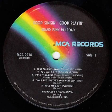 Grand Funk Railroad - Good Singin' Good Playin'