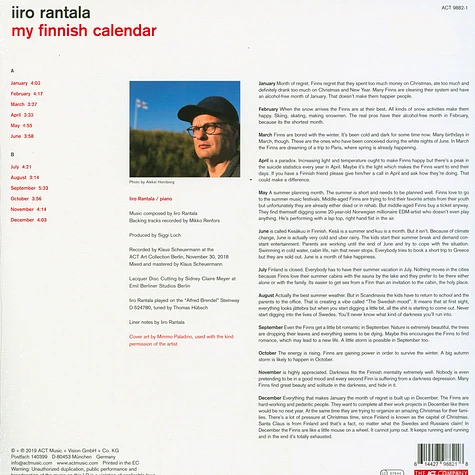 Iiro Rantala - My Finnish Calendar