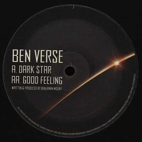 Verse - Dark Star / Good Feeling