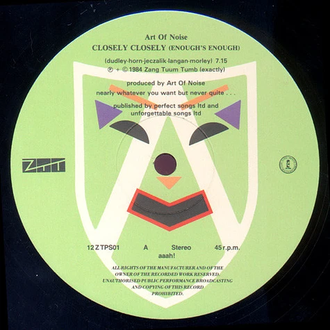 The Art Of Noise - Close-Up