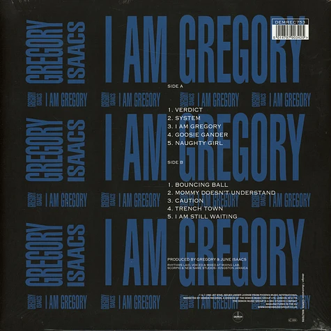 Gregory Isaacs - I Am Gregory