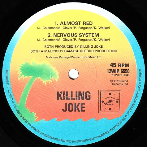 Killing Joke - Almost Red
