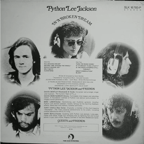 Python Lee Jackson - In A Broken Dream