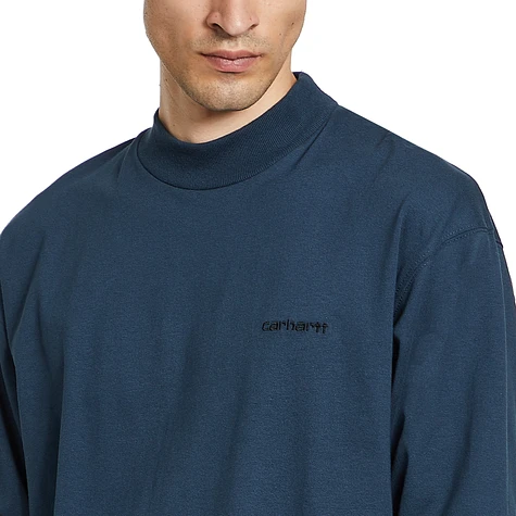 Carhartt WIP - L/S Mockneck Script Embroidery T-Shirt