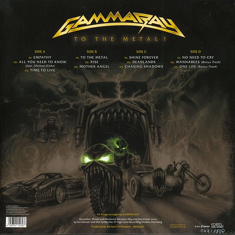 Gamma Ray - To The Metal Record Store Day 2020 Edition
