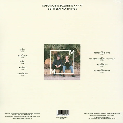 Suso Saiz & Suzanne Kraft - Between No Things