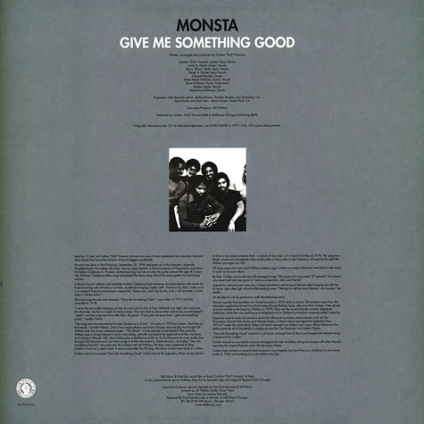 Monsta - Give Me Something Good