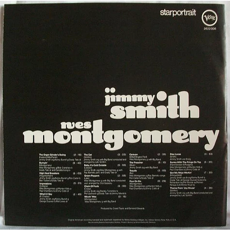 Jimmy Smith / Wes Montgomery - Starportrait