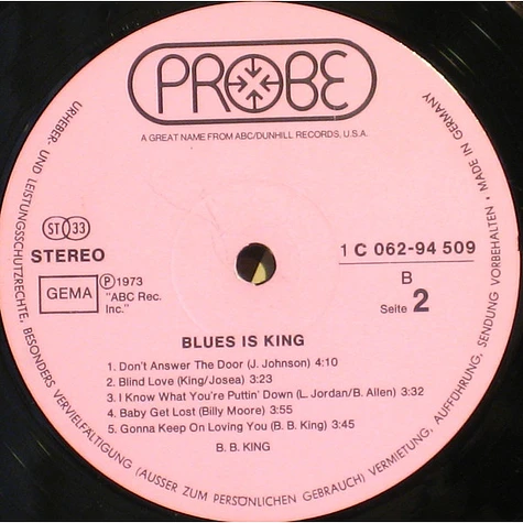 B.B. King - Blues Is King