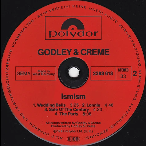 Godley & Creme - Ismism