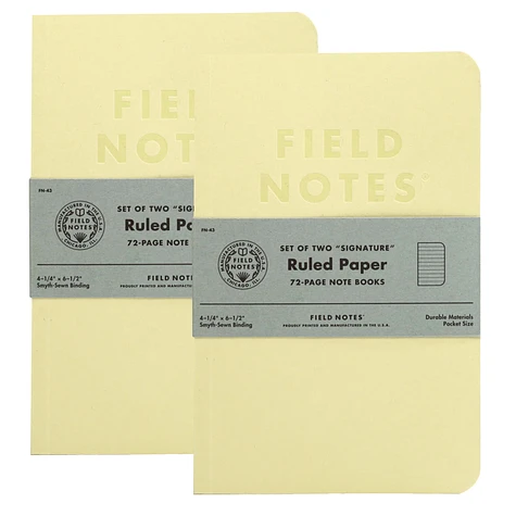 Field Notes - Signature Ruled 2-Pack