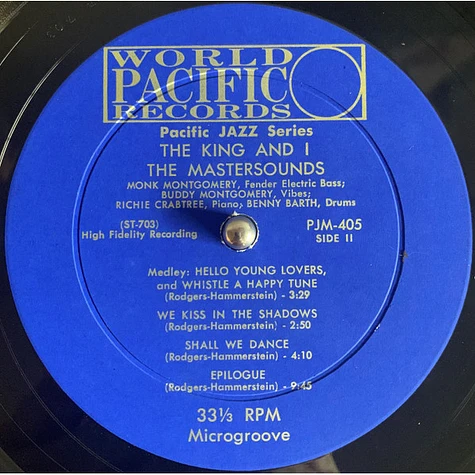 The Mastersounds - The King And I