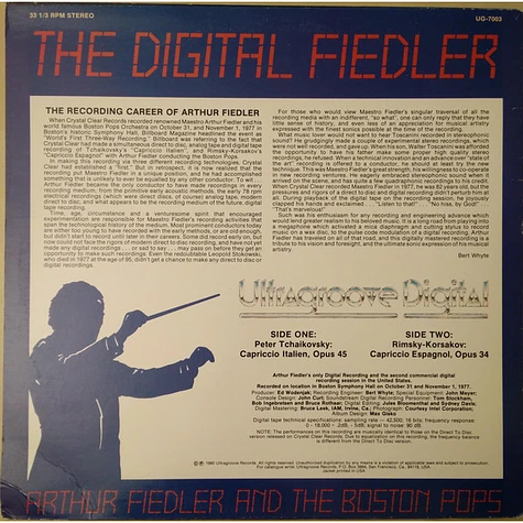 Arthur Fiedler And The Boston Pops Orchestra - The Digital Fiedler