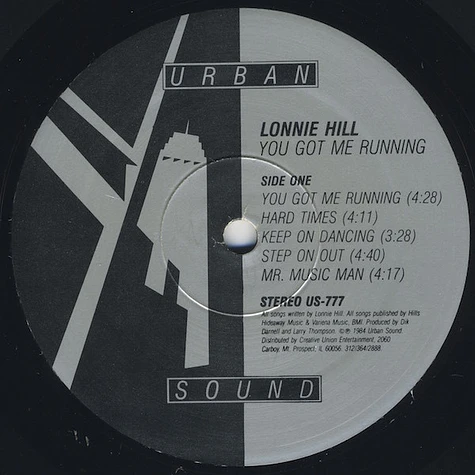 Lonnie Hill - You Got Me Running