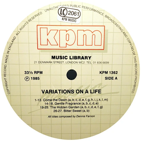 Dennis Farnon - Variations On A Life