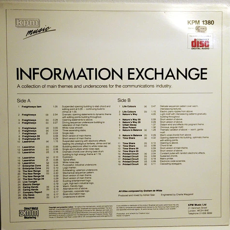 Graham De Wilde - Information Exchange