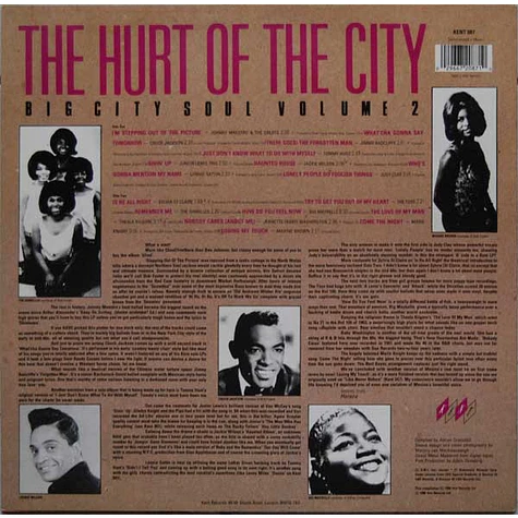 V.A. - The Hurt Of The City (Big City Soul Volume 2)
