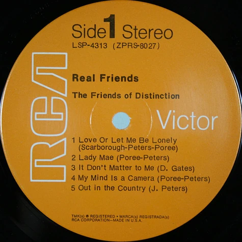 The Friends Of Distinction - Real Friends