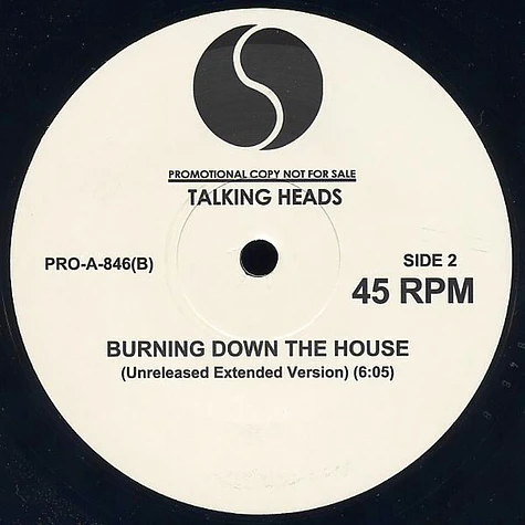 Talking Heads - I Zimbra / Burning Down The House