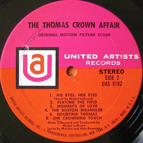 Michel Legrand - The Thomas Crown Affair (Original Motion Picture Score)