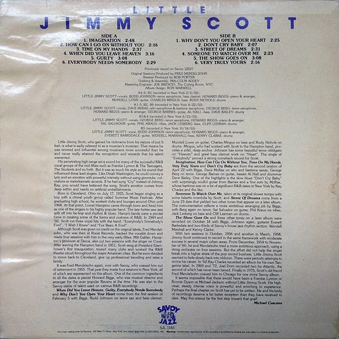 Jimmy Scott - Little Jimmy Scott