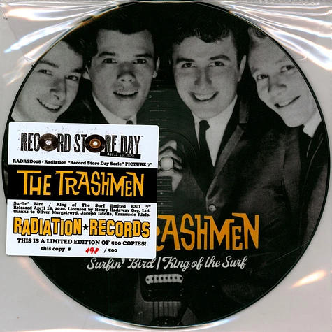 Trashmen - Surfin' Bird / King Of The Surf Picture Disc Edition Record Store Day 2020 Edition