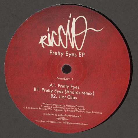 Riccio - Pretty Eyes Ep (Andrés Remix)
