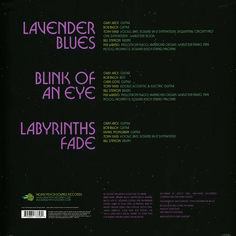 Big Scenic Nowhere - Lavender Blues Black Vinyl Edition