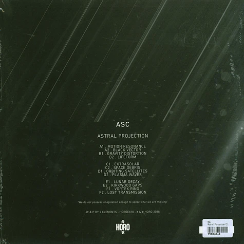 ASC - Astral Perception Clear Vinyl Edition