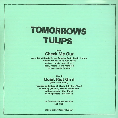 Tomorrows Tulips - Check Me Out