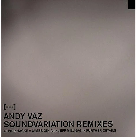 Andy Vaz - Soundvariation Remixes
