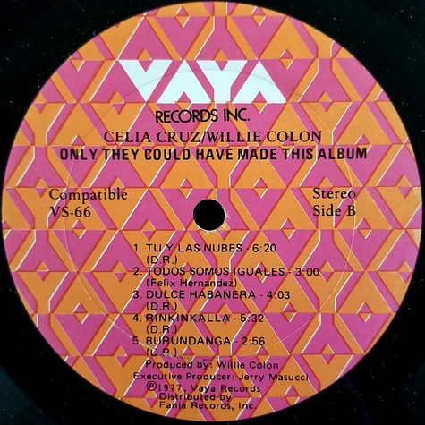 Celia Cruz & Willie Colón - Only They Could Have Made This Album