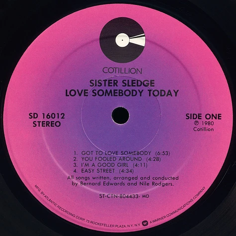 Sister Sledge - Love Somebody Today