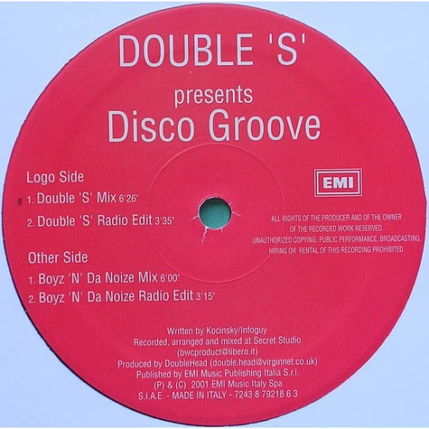 Double S - Disco Groove