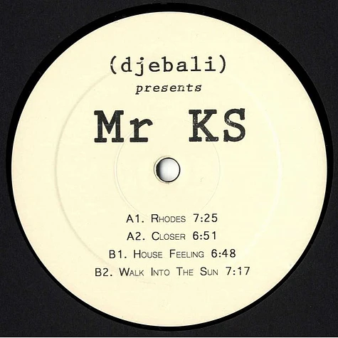Mr KS - Djebali Presents Mr KS
