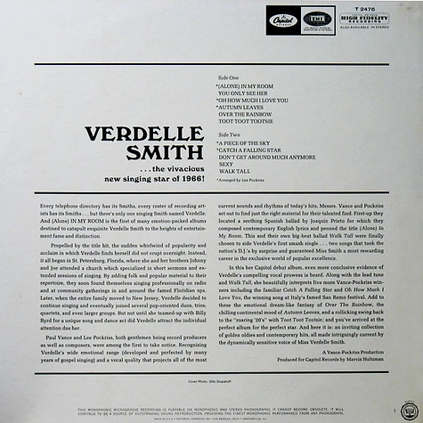 Verdelle Smith - (Alone) In My Room