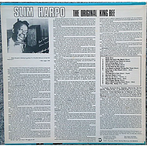 Slim Harpo - The Best Of Slim Harpo - The Original King Bee