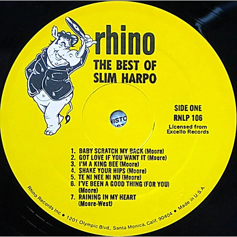 Slim Harpo - The Best Of Slim Harpo - The Original King Bee