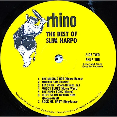 Slim Harpo - The Best Of Slim Harpo - The Original King Bee