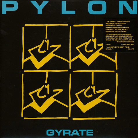 Pylon - Gyrate Remastered Black Vinyl Edition